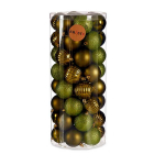 J&otilde;ulupallid - Roheline - Plasted - 4 tk komplekt