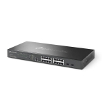 V&otilde;rgul&uuml;liti - TP-Link Omada 16-portine L2+ hallatav l&uuml;liti 8 PoE+ 2 SFP+, Juoda