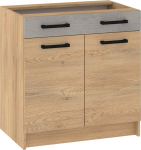 K&ouml;&ouml;gikapp Meblocross Korfu KOR-08-S80-1SZ, tamm/hall