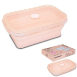 CoolPack toidukarp Silicone Lunch Box, 800ml, virsikuroosa