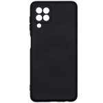 Evelatus Samsung Galaxy A22 4G Nano silikoon&uuml;mbris, pehme puutega TPU, must