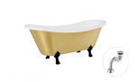 Vann Besco Amelia Glam 190, Gold+Black, sifooniga Klik-klak Chrome