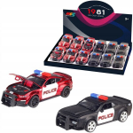 Metallist avatava kapotiga politseiauto