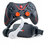 Webski Vr 3d virtuaalreaalsuse prillid telefonile m&auml;ngude jaoks Virtual Box 360 komplekt