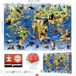 Educa 500-osaline pusle t&auml;iskasvanutele | v&auml;ljasuremisohus liigid. M&otilde;&otilde;dud: 48 x 34 cm. Sisaldab pusleliimi Fixpuzzle. Alates 11. eluaastast (19908)