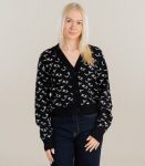 Vero Moda Naiste Kardigan 10332210*01, must/valge