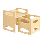 Lastelaud tooliga, 2tk