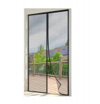 Wzlxcxxy magnetiline s&auml;&auml;sev&otilde;rk uksele 70&times;200 cm, must