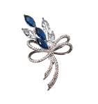 Equilibrium pross 329537 Lill /Lillekimp tsirkoonidega, cz sin/valge, metall