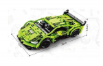Puldiga juhitav sportauto RC Come Alive ehitusklotsid, 428 osa