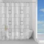 Vannitoa kardinad Gedy 1,8 x 2 m