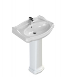 CeraStyle RETRO 1837 p&otilde;randale paigaldatav valamu 60x54 cm, valge