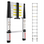 Alumiiniumist Teleskoopredel StandHeiz 2,0m Soft-Close Turvalise Sulgemisega 7 Astet