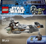 75436 LEGO&reg; Star Wars&trade; Mandalorlase ja Grogu kiirmootorratas