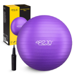 V&otilde;imlemispall 4FIZJO, 65 cm, lilla, fitness pall, t&auml;ispuhutav pall, tasakaaluks, treeninguteks, harjutusteks