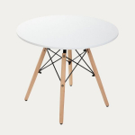 Homla Tavolo &uuml;mmargune kohvilaud, valge, 60 &times; 48 cm