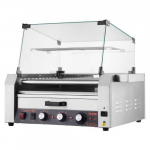 Hot Dogi Rullgrill, Roostevabast Terasest Vorstigrill, 11 Rulli, Saiasoojendaja, Hoiustamine