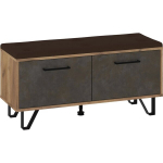 Jalan&otilde;ude kapp-pink Meblocross Boss Bos-15 2D, pruun/hall