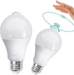 7W LED-lamp liikumisanduriga - valge valgus