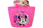 Plastikust jalgratta korv Disney Minnie, roosa, Roze