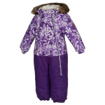 Huppa Laste talvekombe DEVON 1, lilac pattern/ lilac, 92 cm