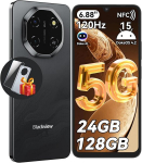 Telefon 5G Blackview SHARK 6 8/128GB SD 2TB, 6.88" 120Hz, 5000mAh Android 15 Dual SIM Face ID - Must