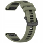 BestAccessories, rihm Garmin Fenix 3, 5X, 6X, 7X, 8 (51 mm), Instinct 2X, 3, Epix 2 Pro (51 mm), 26 mm, roheline-must