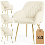4 tooli komplekt Akord Luxano, valge