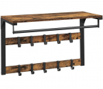 Leobert LCR201B01 Seinariiul konksudega, 80 x 42 x 30 cm, pruun metall
