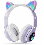 M&auml;ngulised lillad k&otilde;rvaklapid RGB kiisuk&otilde;rvadega, r&otilde;&otilde;msad inimesed ja andy