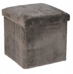 TOBO velvetist hoiustamis tumba, 38 x 38 x 38 cm &ndash; hall