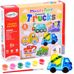 Loominguline kipsmagnetite valmistamise komplekt "Trucks"