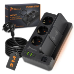 3M pingekaitse 3 pistikupesa 2x USB 2x USB-C