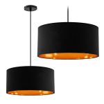 Ripplamp Classic Black/Gold, 36 cm