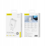 Gan 100w v&otilde;rgulaadija: 3xusb-c, 1xusb Qc3.0, valge