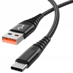 Vidvie Usb-c kaabel, 2m, kiirlaadimine, nailonkest