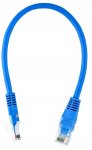 Lan kaabel Utp kat. 5e 0,5m Rj45 Patchcord sinine