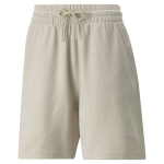 PUMA naiste vabaaja l&uuml;hikesed p&uuml;ksid PUMA HER 7 High-Waist Shorts Putty - 84709964, beež.