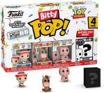 Figuuride komplekt Funko Bitty POP! Toy Story Jessie, Toy Story Bullseye, Hamm 4 tk