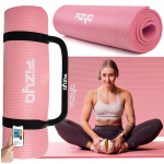 Jooga ja pilatese spordimatt NBR 190 x 60 cm, paksus 1,5 cm, Sporto kilimėlis jogai ir pilatesui NBR 190 x 60 cm, 1,5 cm storio
