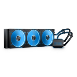 Phanteks Glacier One 420D30 DRGB AIO vedelik-protsessori jahuti, X2 kork, must