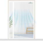 Screen door magnetiline s&auml;&auml;sev&otilde;rk uksele, 120 &times; 210 cm, valge