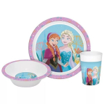 Disney Frozen s&ouml;&ouml;gin&otilde;ude komplekt, mikroplastist, karbis
