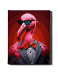 Numbritega maalimise komplekt, Flamingo Advokaat, 40x50, Oh-art, ANG727