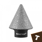 Laste t&ouml;&ouml;riistakast, 32-osaline teemantkoonusl&otilde;ikurite komplekt keraamika, betooni ja plaatide jaoks, augusaag, puur kohvris