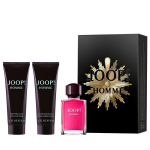 Komplekt Joop!: Homme, Tualettvesi, Meestele, 30 ml + Homme, Puhastusgeel, Du&scaron;igeel, K&otilde;ikidele nahat&uuml;&uuml;pidele, 50 ml + Homme, Habemeajamisj&auml;rgne palsam, 50 ml