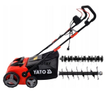 Elektriline skarifikaator ja aeraator 2in1 1800W 38 cm t&ouml;&ouml;laius 45 l kogumiskast 5 astmeline s&uuml;gavuse reguleerimine 230&ndash;240V YT-84840 YATO