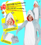 "PLUSH COMPENSATED SHARK" (kapuutsiga kombinesoon)