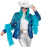 "MOODNE JAKK" (sinine laineline jakk litritega)