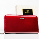 Naiste ehtsast nahast rahakott Rovicky, punane